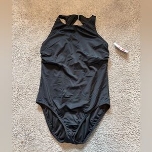 NWT Land’s End high neck swimsuit